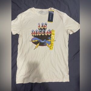 Lucky Brand Cream Graphic Tee